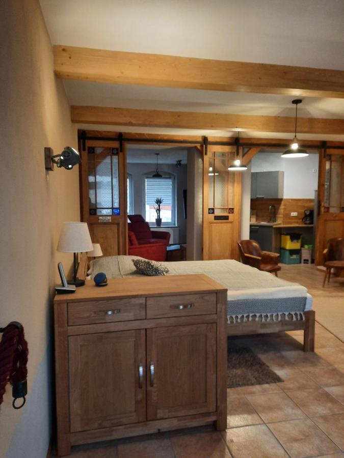 Urlaub Im Friseursalon Appartement Sebnitz Buitenkant foto