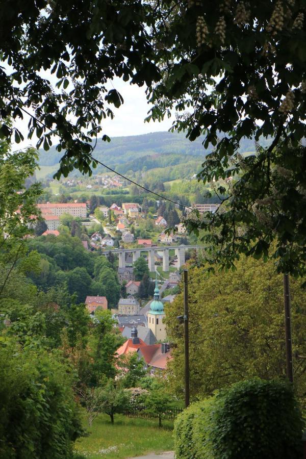 Urlaub Im Friseursalon Appartement Sebnitz Buitenkant foto