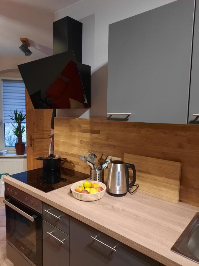 Urlaub Im Friseursalon Appartement Sebnitz Buitenkant foto