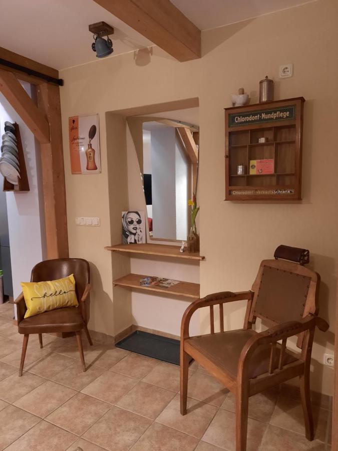 Urlaub Im Friseursalon Appartement Sebnitz Buitenkant foto