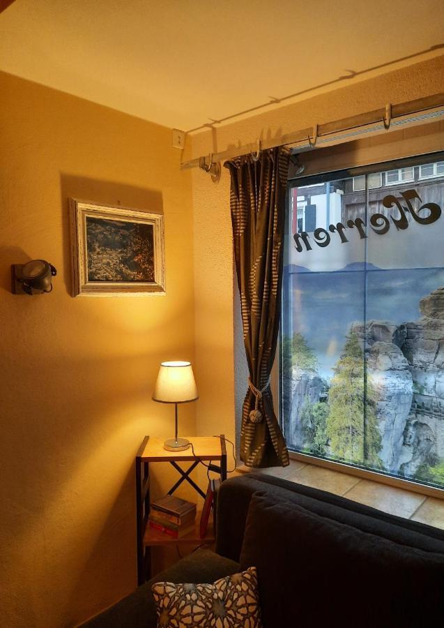 Urlaub Im Friseursalon Appartement Sebnitz Buitenkant foto