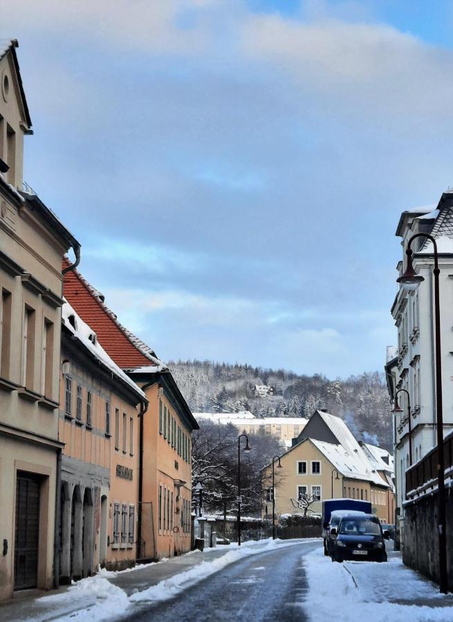 Urlaub Im Friseursalon Appartement Sebnitz Buitenkant foto