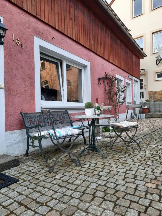 Urlaub Im Friseursalon Appartement Sebnitz Buitenkant foto